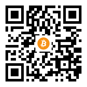 bitcoin:14vZkYqbaUTvcB2xS74Zzo64ptnWY2YTsx black Bitcoin QR code