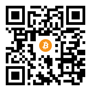 bitcoin:14vbdGfYS7UKMvc4334UZDvTMPFA2G7zCB black Bitcoin QR code