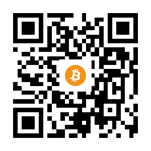 bitcoin:14vc84ZuHGWmT2tSc6gWxP9p4qLoVUfAJA black Bitcoin QR code