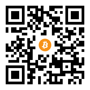 bitcoin:14vvqZDdepmP4giVhw7nTTUpPd3Wo829rB black Bitcoin QR code