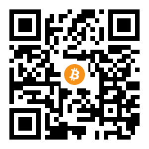 bitcoin:14w2Kz9PzxCD12TGuac1feAKQBbwftnzVm black Bitcoin QR code