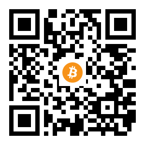 bitcoin:14woMDTvWpCS5mYQZSPSHjV7Z8KPPggHnG black Bitcoin QR code