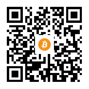 bitcoin:14xGz8j3pScpQvwFAoXexAwG5GmzfMdx5a black Bitcoin QR code