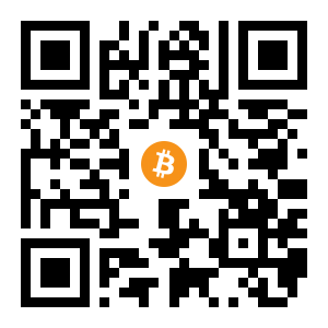 bitcoin:14y6RQktAdzJoUZnbhEmJEYALyw6iQiHEG black Bitcoin QR code