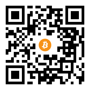 bitcoin:14zH48v5oTvkBZrqZpuCLZ1QRnbcx88yUa black Bitcoin QR code
