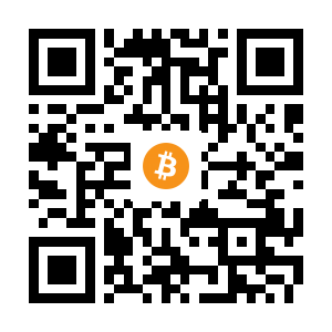 bitcoin:151D6gTYCfqNzmDqFZapQpvbFKTUKLiRZ1 black Bitcoin QR code