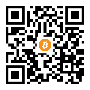 bitcoin:1525TWVAtkwQAw2MDNsyRSfAjzKfvxeJbb black Bitcoin QR code