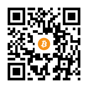 bitcoin:152p7Biq5oEgfj1CKRcF683BGkeetW5TCG black Bitcoin QR code