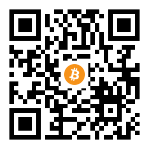bitcoin:152rKcpTgK1W4hR9Rv8NDmmmxHue1nBPNC black Bitcoin QR code