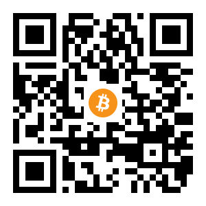 bitcoin:153V7D98YQT8CaoaAiodPHQPrb1oraSr5M black Bitcoin QR code