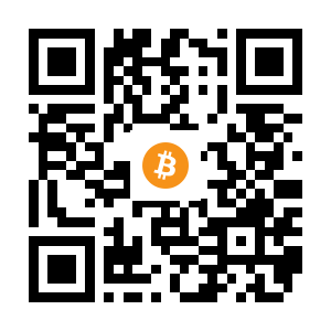 bitcoin:153qRR3GwYYX4VREWorFd8svRwdHEpYKwo black Bitcoin QR code