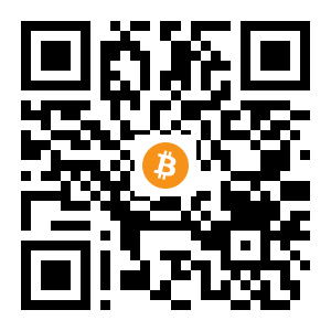 bitcoin:154ATFffXt5Se7rqHi8b4K3of1hATRxXL4 black Bitcoin QR code