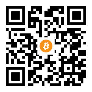 bitcoin:155NM8k1gxxZvFbwu48HvTXfjmwHNcD37d black Bitcoin QR code