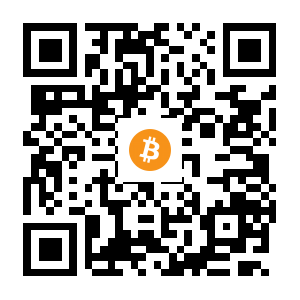 bitcoin:155SVZr7mrynHDeeZ76RzvGJ9L6UKDHVLW black Bitcoin QR code