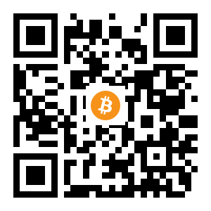 bitcoin:155pEaqW63mg4VTZ25sMJ8YtE3viDaYrtx black Bitcoin QR code