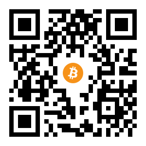 bitcoin:1568oufn2DwQmF5JhGXNAXw3oyoUBMAJ62 black Bitcoin QR code
