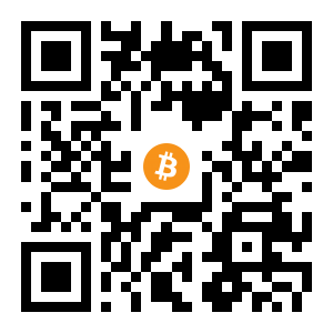 bitcoin:156D1dqRfAhMY8nzkBPJhkyarqQpCT1JKb black Bitcoin QR code