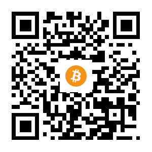 bitcoin:1578URFTaCzTcwMetzCUP9it6mAQuzaf5b black Bitcoin QR code