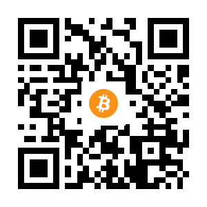 bitcoin:157yDpJs9t9CT4514MFN4v8pG7ebC58NLS black Bitcoin QR code