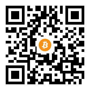 bitcoin:157yGrRaAtx9Rzk8gEwMhVUHJoi53chZFs black Bitcoin QR code