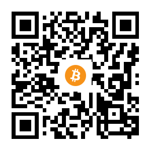 bitcoin:157z3f9F3hNUcXeWAUQsJJzXQqEjNWjdoL black Bitcoin QR code