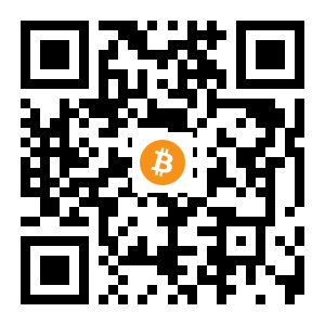 bitcoin:158GUEQf2ZNb8AtRK3N8RPrh1wDhMhVaMP black Bitcoin QR code