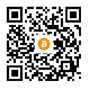 bitcoin:158sSn1bo3E1sRh7K2k7Ssu7i1rgVH3QAV black Bitcoin QR code