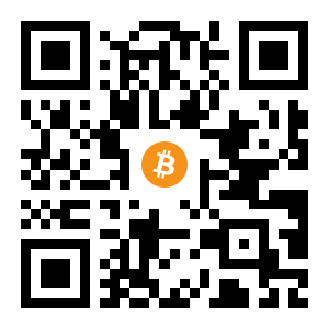 bitcoin:159GFGiyqaue8TpbwK8XXH1R2hBYjFcV4v black Bitcoin QR code