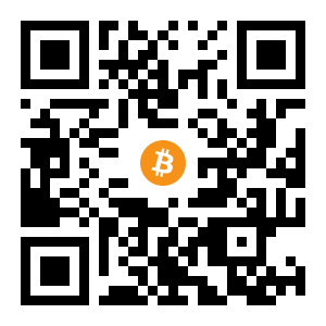 bitcoin:159QgP4Ewvadjc4HDpaaR6pir2R4ZfzVfQ black Bitcoin QR code
