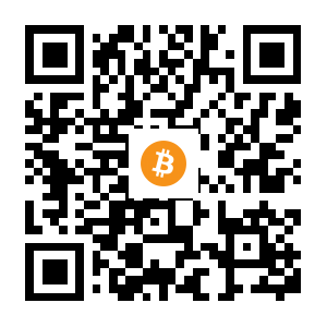 bitcoin:15AkURm1nRRukEm7USz3N1ieiArhfaep8T black Bitcoin QR code
