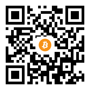 bitcoin:15B1KjYe1CRoF2Z3E49RnUz3QqLhWXk7AQ black Bitcoin QR code