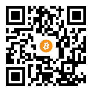 bitcoin:15B7qrfByNjEAXQoHCvrpKewu9BL3ugLAP black Bitcoin QR code