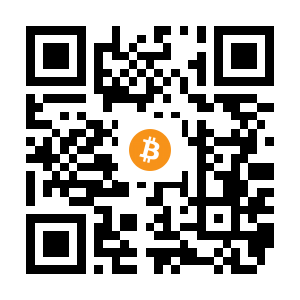 bitcoin:15BHE35s4MUtYqEVV7jDbe7aaN86BsiUBA black Bitcoin QR code