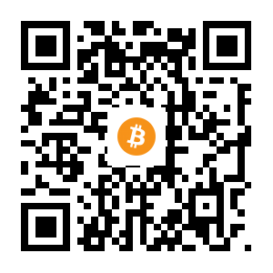 bitcoin:15BMtNLmZ8uh9nm9KHjC2HHbkRVjvui6gC black Bitcoin QR code