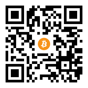 bitcoin:15BdeKVCFwNz6XndtcW3Jo96FpFcGAEBnH black Bitcoin QR code