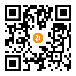 bitcoin:15CbxXBtG11QyNdZzP1fRHYbesh1uk9nPs black Bitcoin QR code