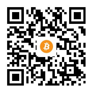 bitcoin:15CsTXthczPHmYaaSp8dcE95hDiT2QRgPR black Bitcoin QR code