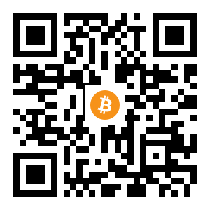 bitcoin:15De3dKraXhBNLDLcwTqCzh67LDaodMMfR black Bitcoin QR code