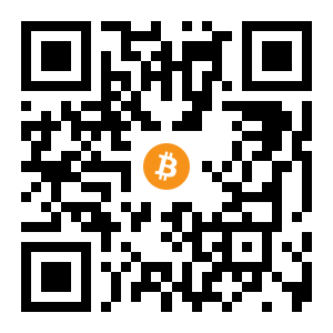 bitcoin:15EKiUyXR3kxiJeQ8TZ9GbWL5bCjUizrah black Bitcoin QR code