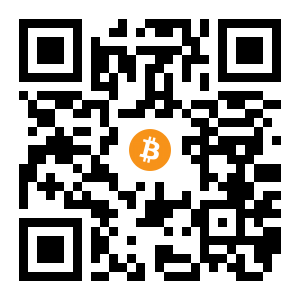 bitcoin:15GfC9MaZ1WvdkHaYiT4S9NPeUvSReZ8bV black Bitcoin QR code