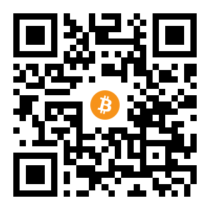 bitcoin:15GrErTLUkMQsx6Q8PGF1j7k7jYkUkt8z6 black Bitcoin QR code