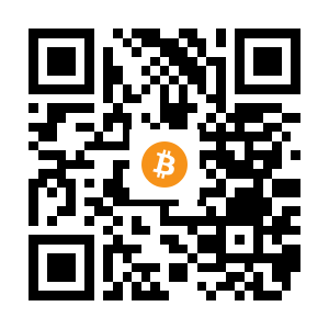bitcoin:15GvnJzccjsw7YZkpaA8dKL26oVto3S6GD black Bitcoin QR code