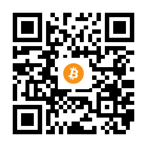 bitcoin:15HB1c9sPDrmrcGqn5shm4ksJxCkhC46bs black Bitcoin QR code
