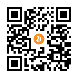 bitcoin:15HGgcmpQvkMPLDvtF5FXUc75QzzQdS8xV black Bitcoin QR code
