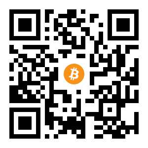 bitcoin:15HUmzUUkLUtaCxUR236upnqaQExE7KTLJ black Bitcoin QR code