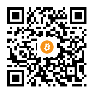 bitcoin:15KuihCt4VJKShEizPBNPdhocHR975rsQ2 black Bitcoin QR code