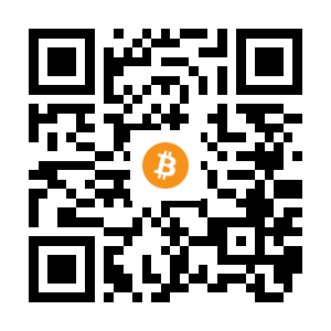 bitcoin:15LHVvMe88JMqGLYTqzSCLVCRXF2vF31m1 black Bitcoin QR code