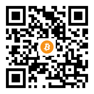 bitcoin:15LScWQefVL5STxgtBW4nELaJFfzRZ2wcj black Bitcoin QR code