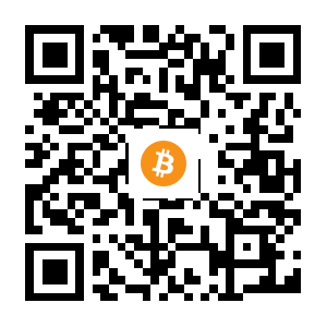 bitcoin:15MoHCw7GEpgXfXqx6TjhvJytJFGYyvHf1 black Bitcoin QR code