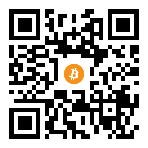 bitcoin:15P4TRPP8Qns9EBMW5WwFEWsUNSsHaGwaD black Bitcoin QR code